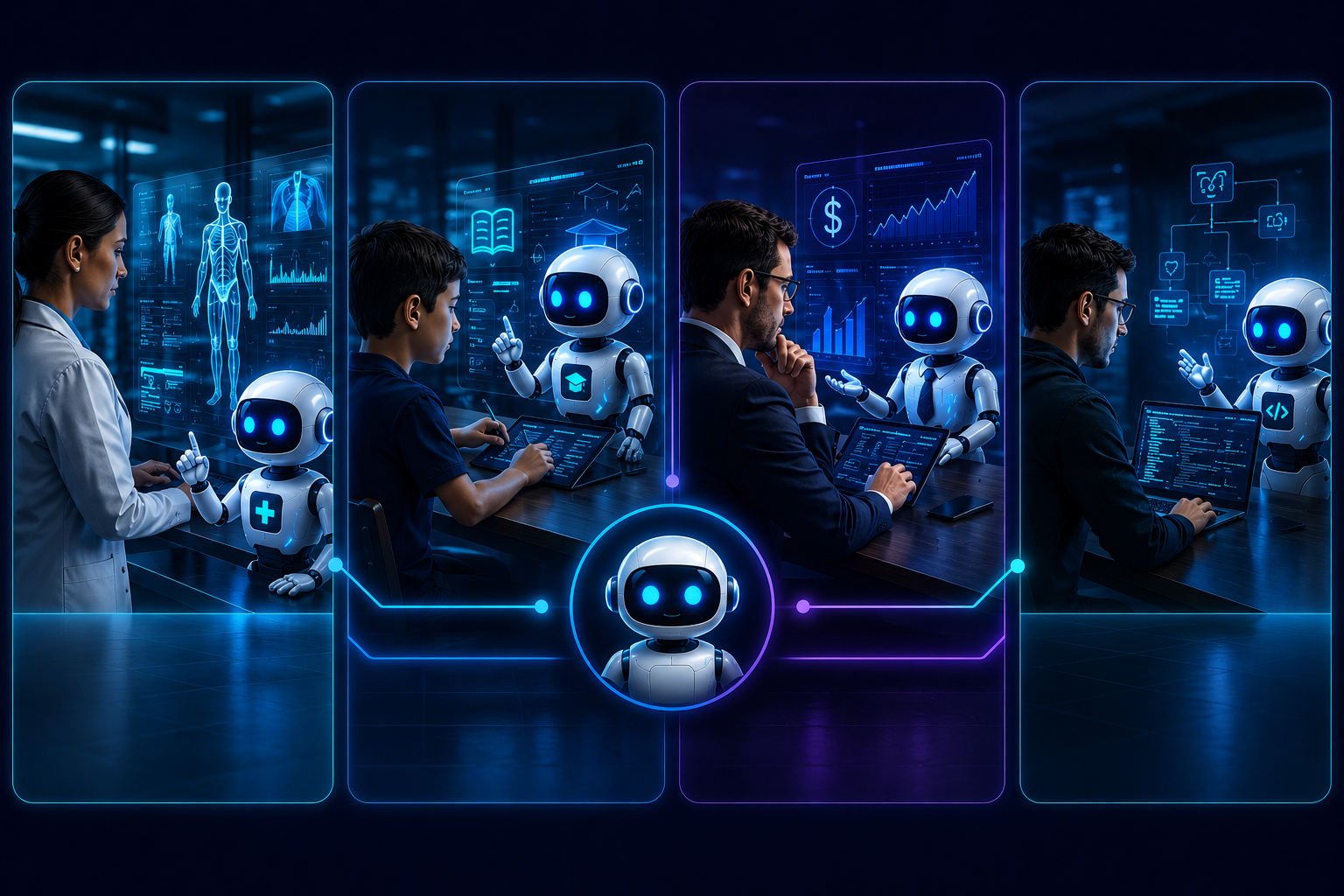 Inteligência Artificial automatizando tarefas repetitivas no ambiente de trabalho